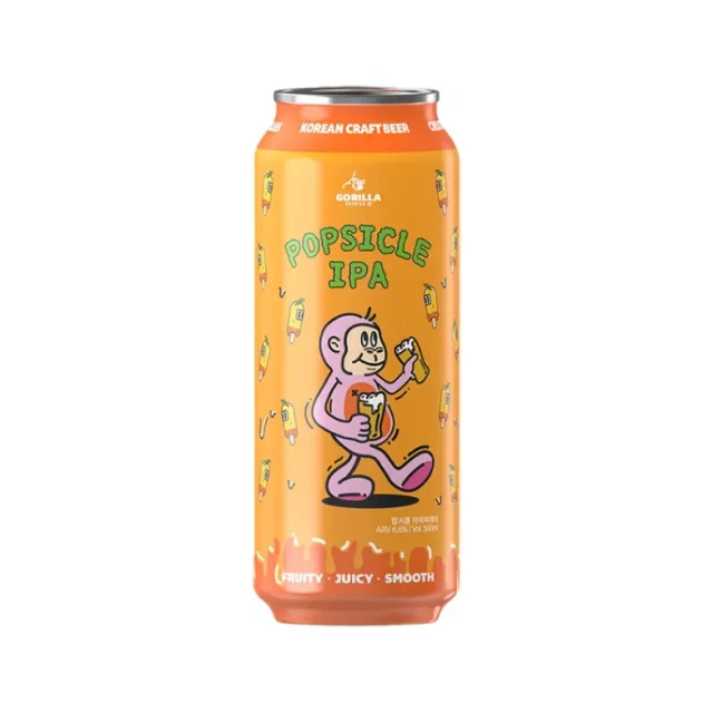 [2개 12,000원] 고릴라 팝시클 IPA 캔 500ml