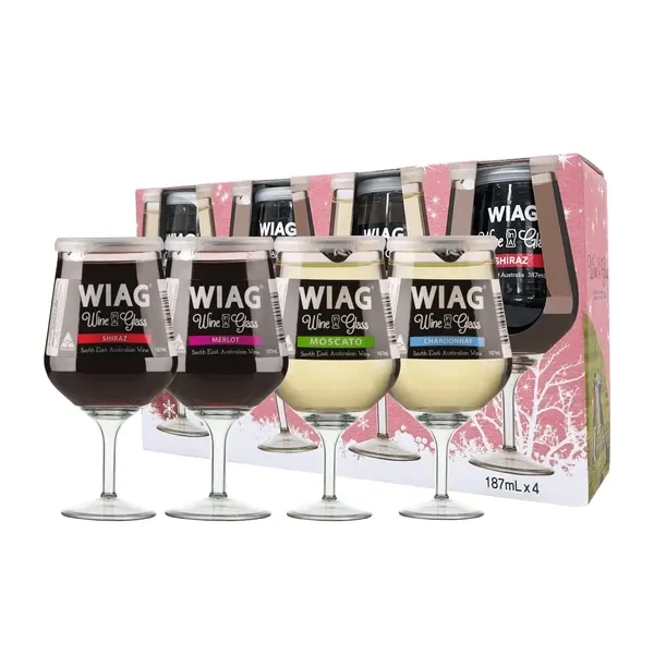와인 인 어 글라스(WIAG) 4종 패키지